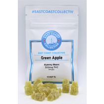 East Coast Collective Gummy Bears - Green Apple (300mg THC)