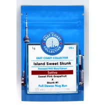 East Coast Collective Shatter *80-90% THC* Island Sweet Skunk
