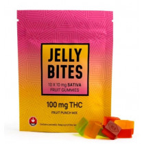Jelly Bites - Fruit Punch - 100mg THC (Sativa)