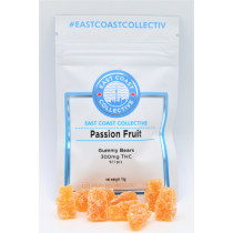 East Coast Collective Gummy Bears - Passion Fruit (300mg THC)