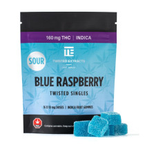 Twisted Extracts - Singles - Sour Blue Raspberry - 160mg THC (Indica)