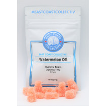 East Coast Collective Gummy Bears - Watermelon OG (300mg THC)