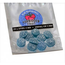Forbidden Fruit - Blue Raspberries (250mg CBD per pack)