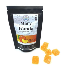 Mary+Wanda Gummies - Peach (250mg CBD) *Full-Spectrum*