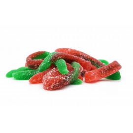 CannaCo Gummy Worms - Cherry Apple (150mg THC)