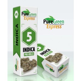 PGE Pre Rolled Joints - Indica (5-Pack)