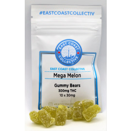 East Coast Collective Gummy Bears - Mega Melon (300mg THC)