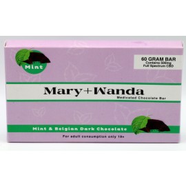 Mary+Wanda CBD Dark Mint Chocolate Bar (500mg CBD)