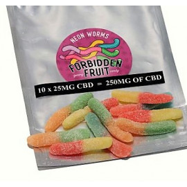 Forbidden Fruit - Neon Worms (250mg CBD per pack)