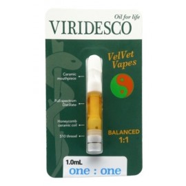 Viridesco Vape Cartridge 1:1 THC:CBD (1ml)