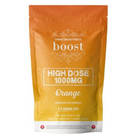 Boost THC High Dose - Orange Gummies (1000mg THC)