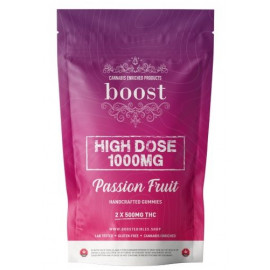 Boost THC High Dose - Passion Fruit Gummies (1000mg THC)