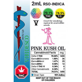 Viridesco RSO Oil - Pink Kush - 2ml (Indica)