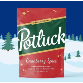 Potluck *Limited Edition* Gummies - Cranberry Spice (100mg THC)