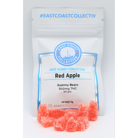 East Coast Collective Gummy Bears - Red Apple (300mg THC)
