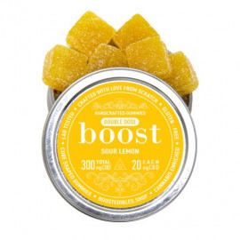Boost CBD Gummies - Sour Lemon (300mg CBD)