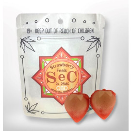 SeC Gummies - Strawberry Feels (50mg CBD)