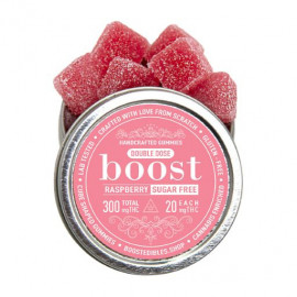 Boost THC Sugar Free Gummies - Raspberry (300mg THC)