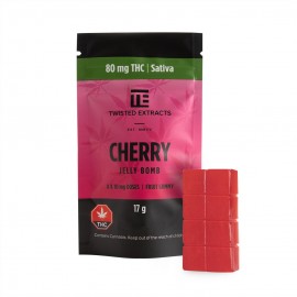 Twisted Extracts - Jelly Bomb - Cherry - 80mg THC (Sativa)