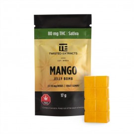 Twisted Extracts - Jelly Bomb - Mango - 80mg THC (Sativa)