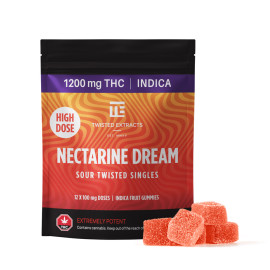 Twisted Extracts - High Dose Singles - Sour Nectarine Dream - 1200mg THC (Indica)