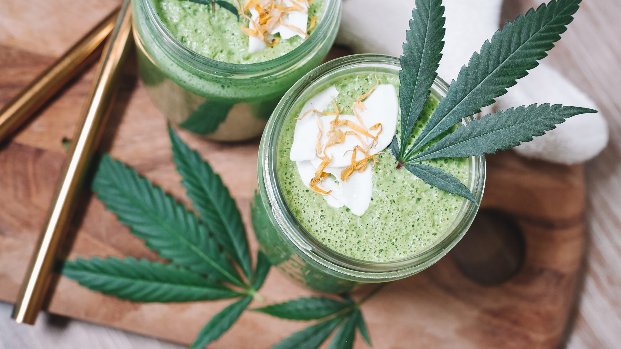 Cannabis Green Smoothie