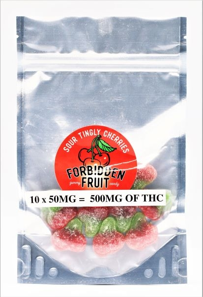sour tingly cherries 500 thc 1 4