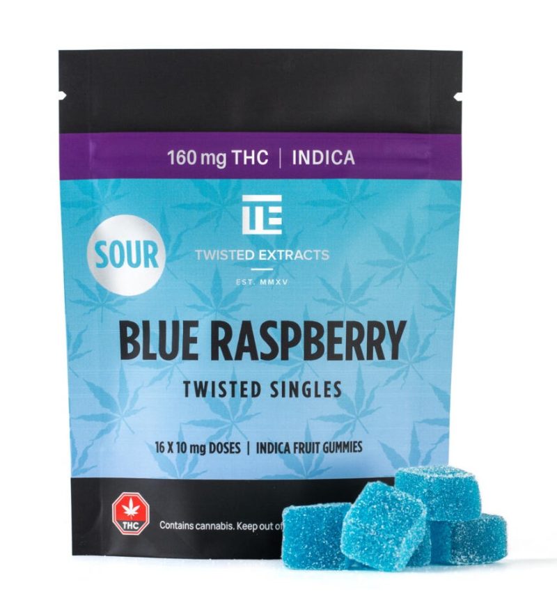 twistedsingles bluerasp gummies 4