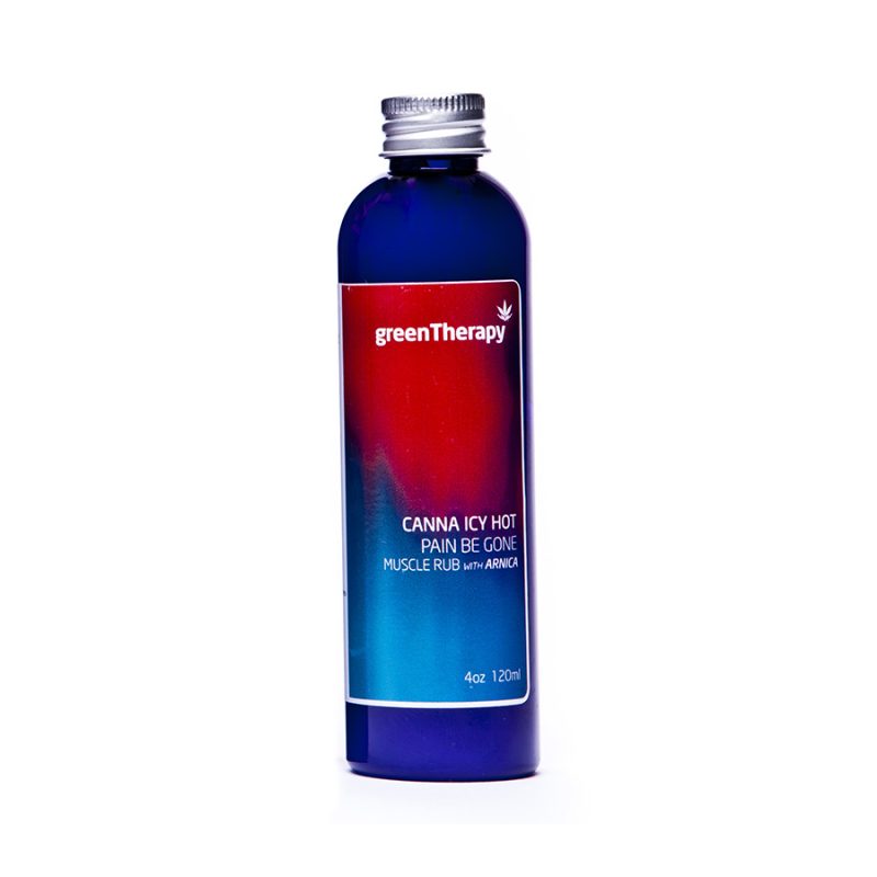 green therapy canna icy hot pain be gone 4oz